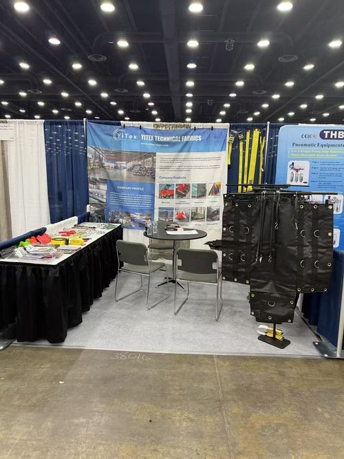 Latest company news about Yitex bersinar di Pameran Truk Amerika 2025 dengan Solusi Tarpaulin Truk Premium
