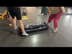 Terpal Kayu Jatuhkan 4 Kaki Anti UV Truk Flatbed Bahan Vinyl PVC 16x27ft