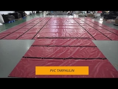 650GSM 20*20 1000D PVC Tarpaulin Untuk Truk Cover Tarp System